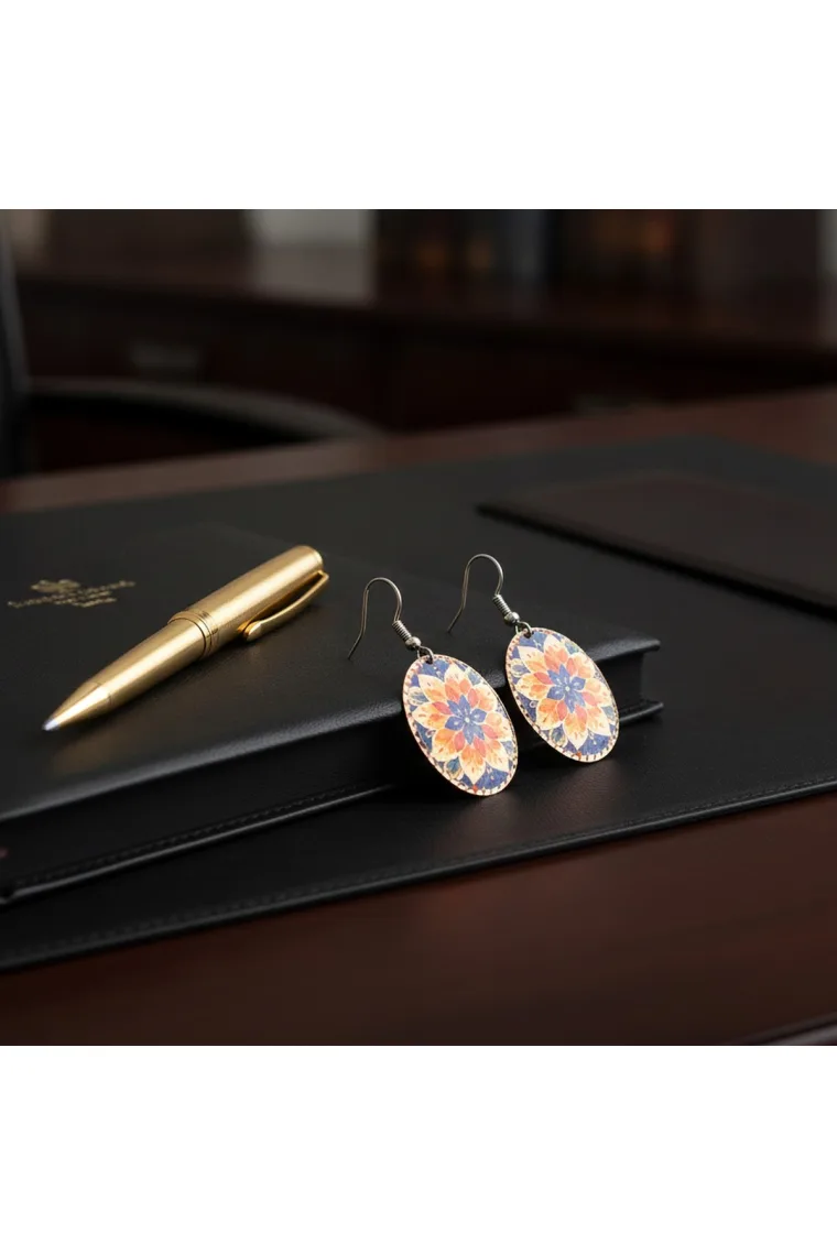 Yeni Seri 1804 Bijuteri Küpe %100 EL YAPIMI BAKIR
